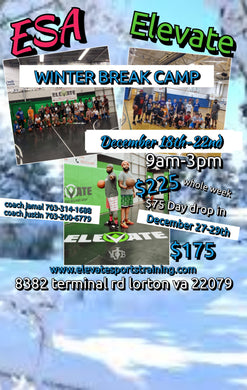 Winter Basketball Camp 12/20-12/23 and 12/27-12/29