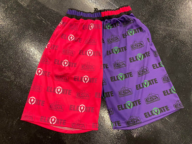 Elevate/ESA United Shorts Red and Purple