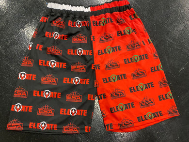 Elevate/ESA United Shorts Black and Red